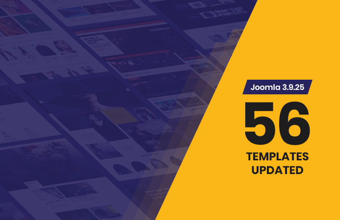 56 more joomla templates updated for joomla 3.9.25