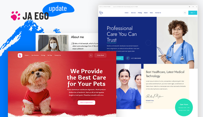 release-ja-ego-updated-with-new-layouts-for-medical-and-pet-care-sites
