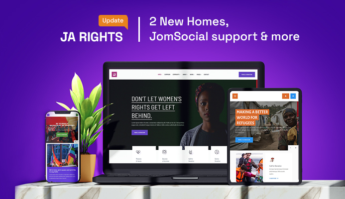 NGO and human rights joomla template released