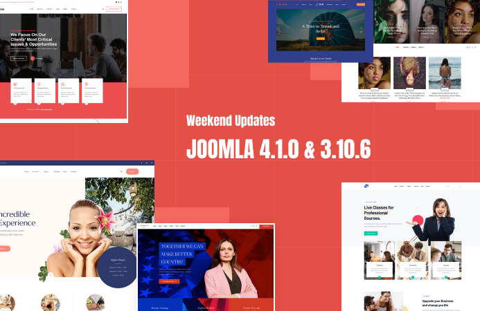 Updates : 11 Joomla Templates Updated for Joomla 4.1
