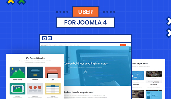 UBER joomla template for Joomla 4